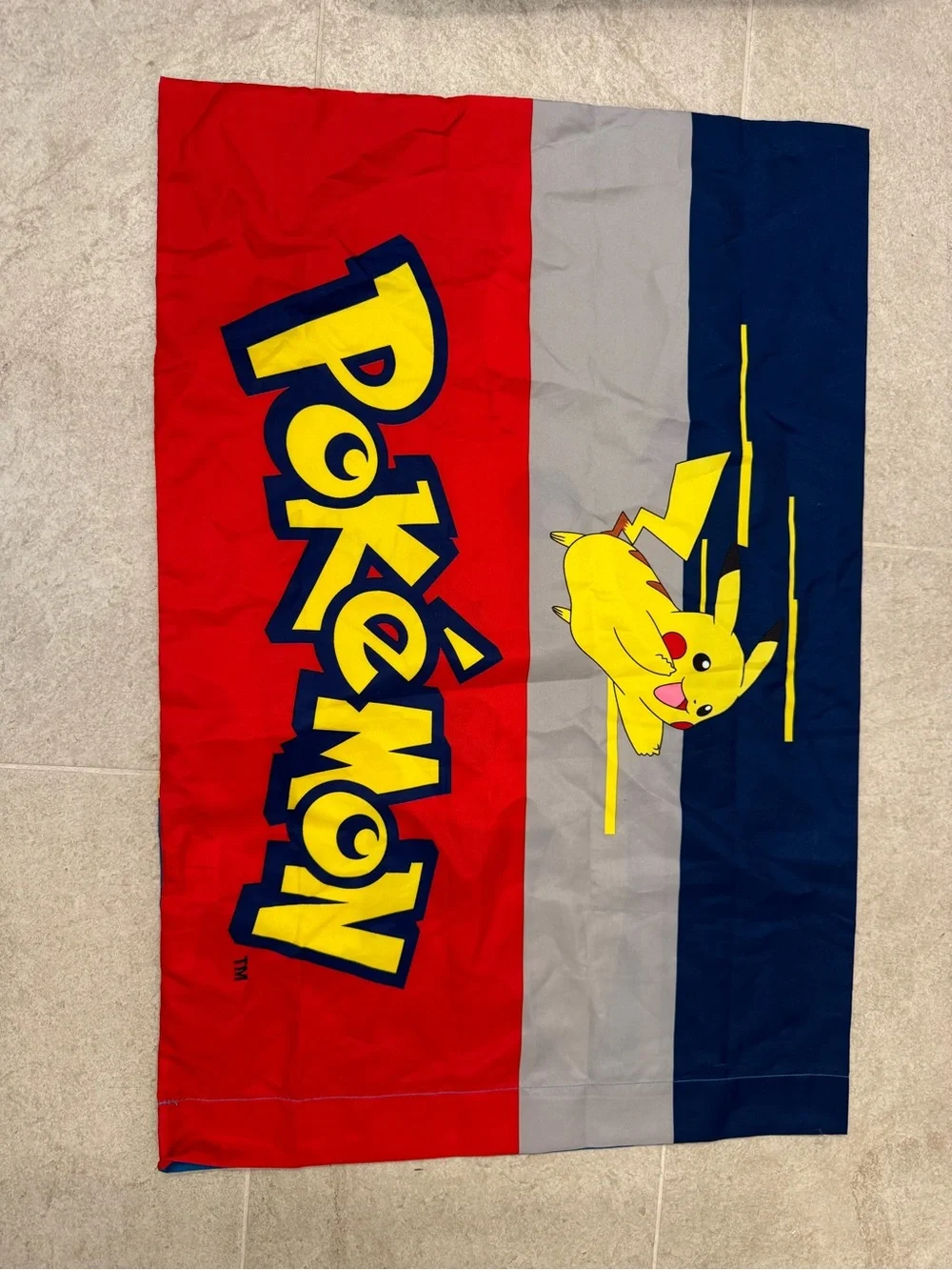 Pokemon Red Gray Navy Blue Pikachu Decorative Pillowcase standard